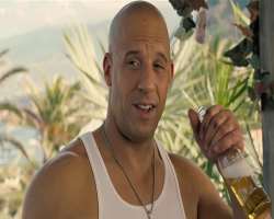 Vin Diesel consuming alcohol